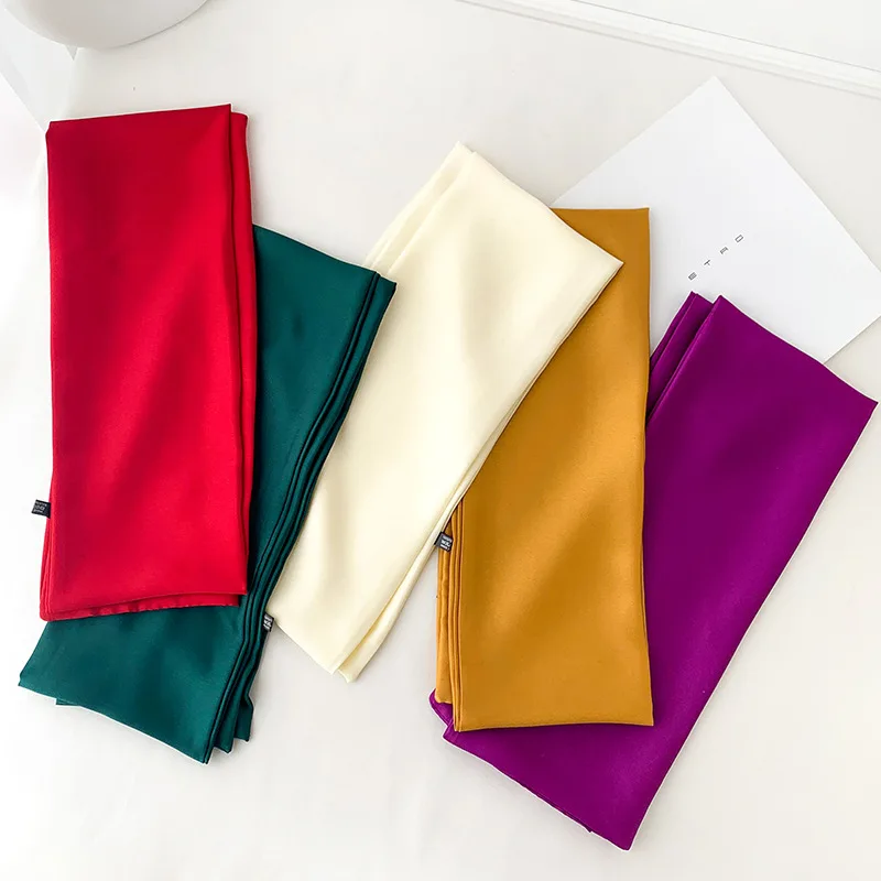 Однотонный шейный платок