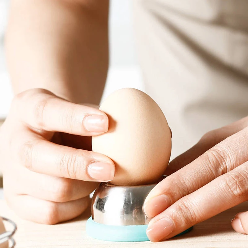 Яйцо Zapper из нержавеющей стали ручная яйцо дырокол взрывозащищенный кракер для