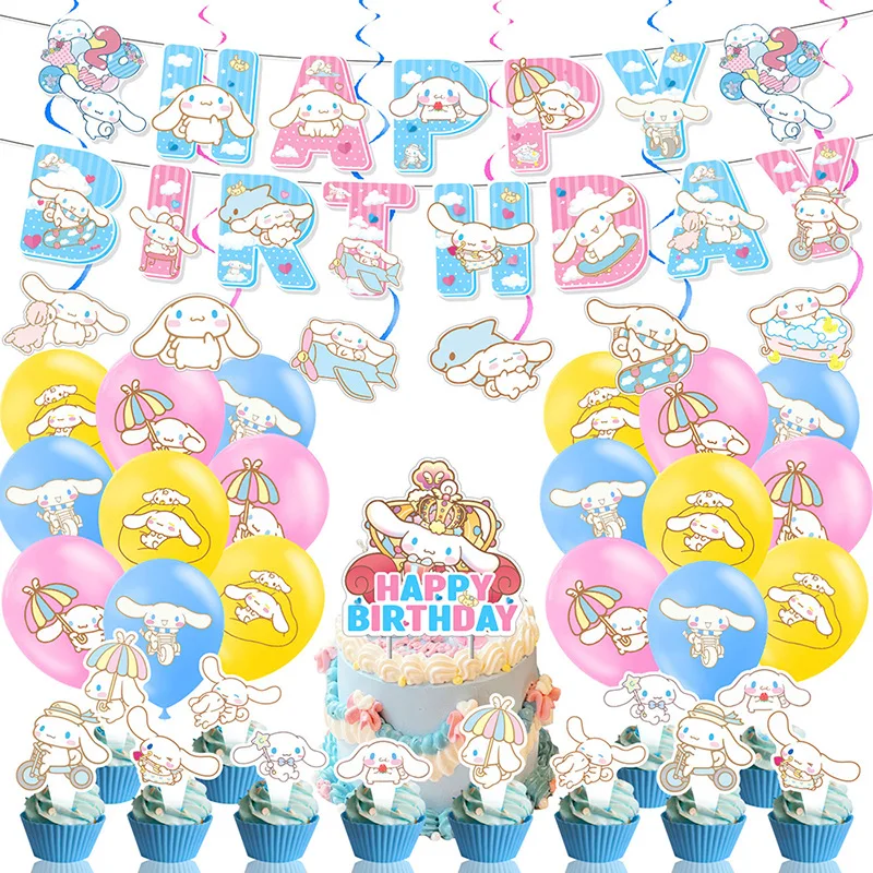 Cute Girls Birthday Party Anime Theme Supplies Girl