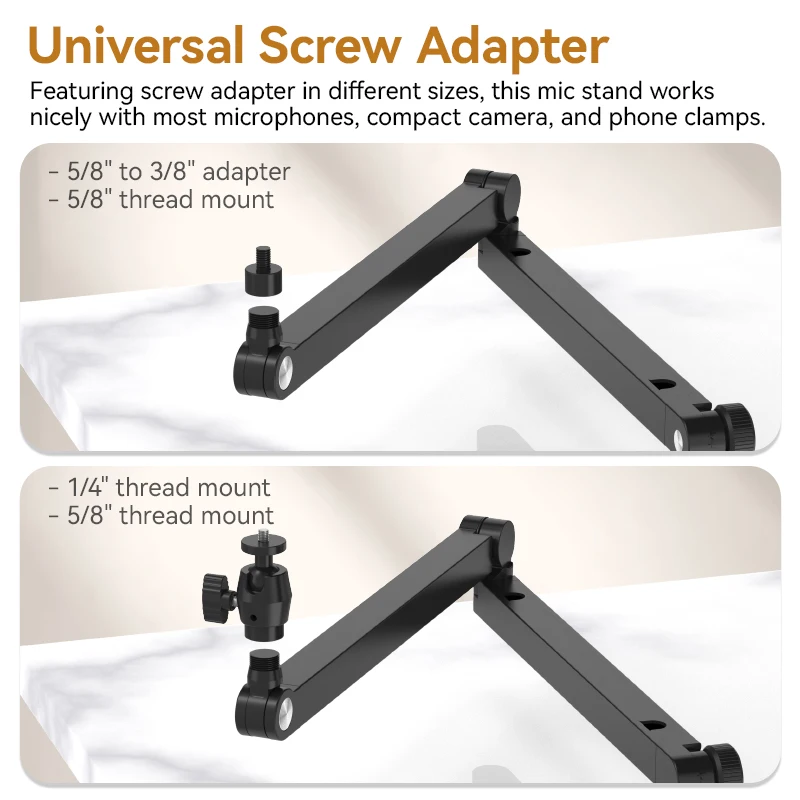 Микрофонная стрела Ulanzi TM01 стойка для микрофона компактный зажим камеры телефона