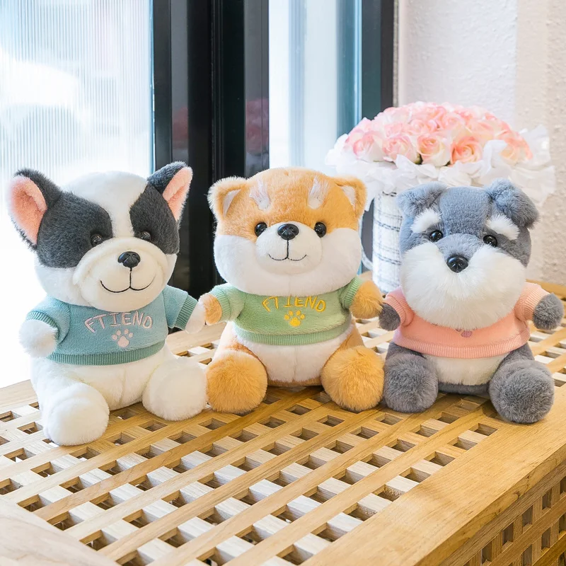

Kawaii Dog Plush Toys Cartoon Stuffed Cute Shiba Inu Animals Doll Comforting Birthday Gifts Sleeping Home Bedroom Decoration