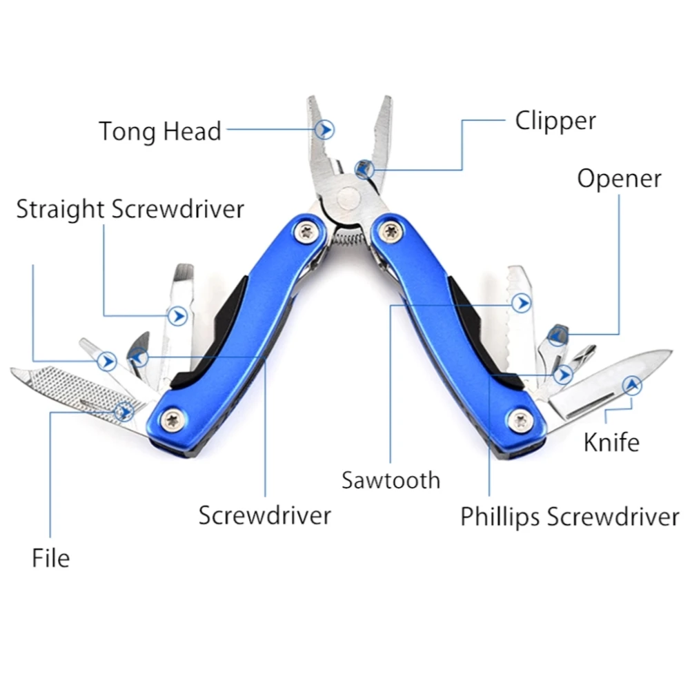 Plier Stainless Steel Folding Pliers Hand Tools Screwdriver Camping Gears Kit Outdoor Combination Pocket Knife Multi Tool |