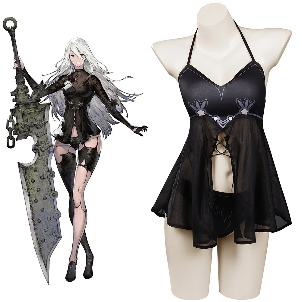 

NieR:Automata YoRHa Type A No.2 Cosplay Costume Jumpsuit Swimsuit Halloween Carnival Suit