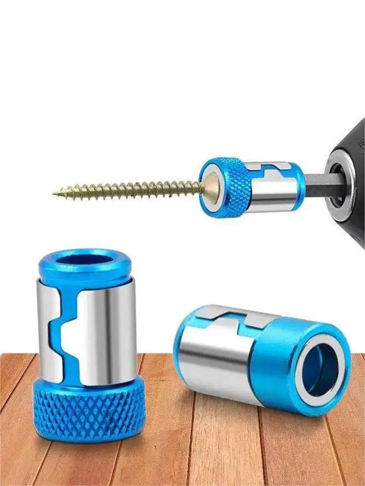

Universal Magnetic Bit Holder Ring for 6.35mm 1/4" Drill Bit Magnet Powerful Ring Strong Magnetizer Electric Screwdriver Bits