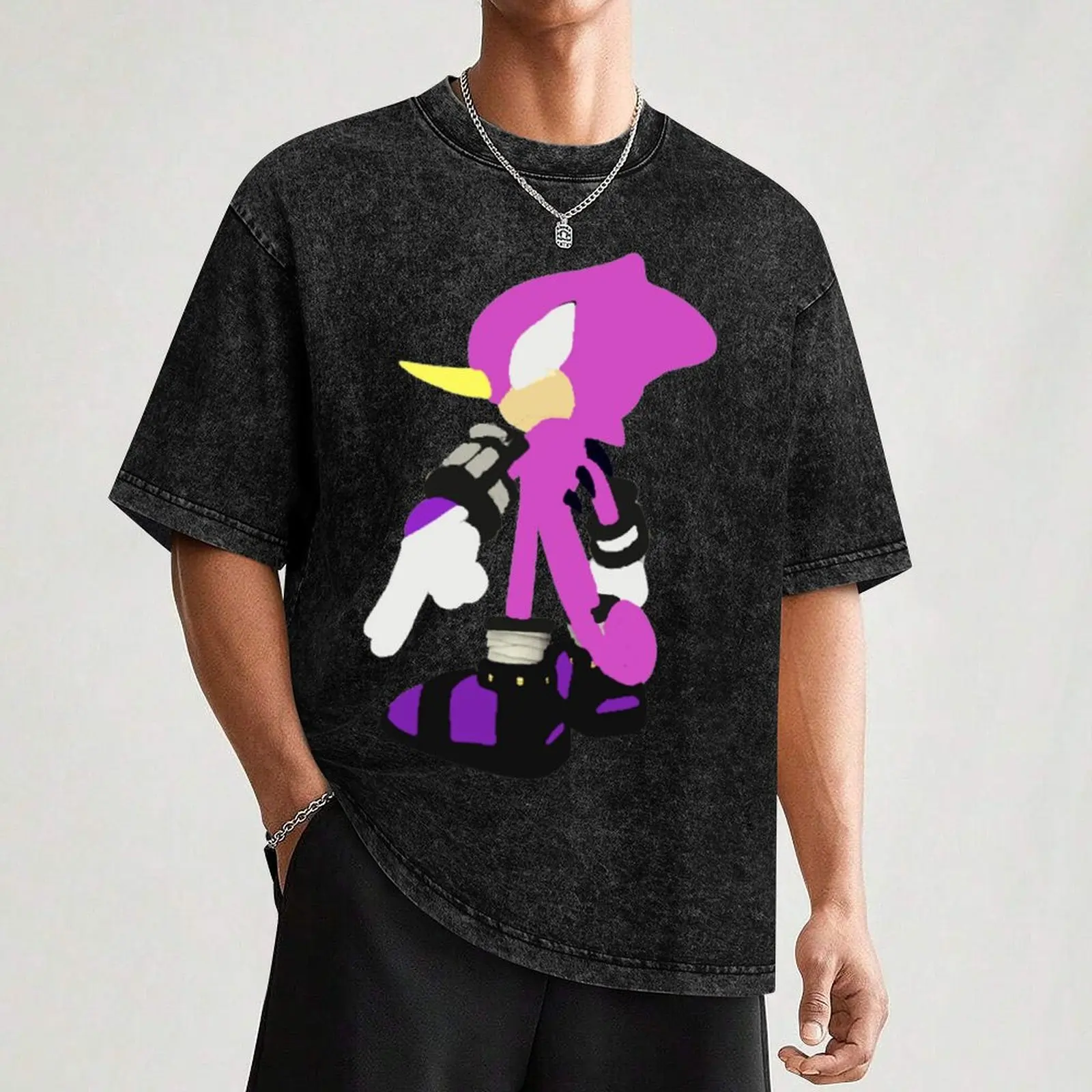 Espio футболка Хамелеон аниме одежда для мальчиков белый летний топ футболки