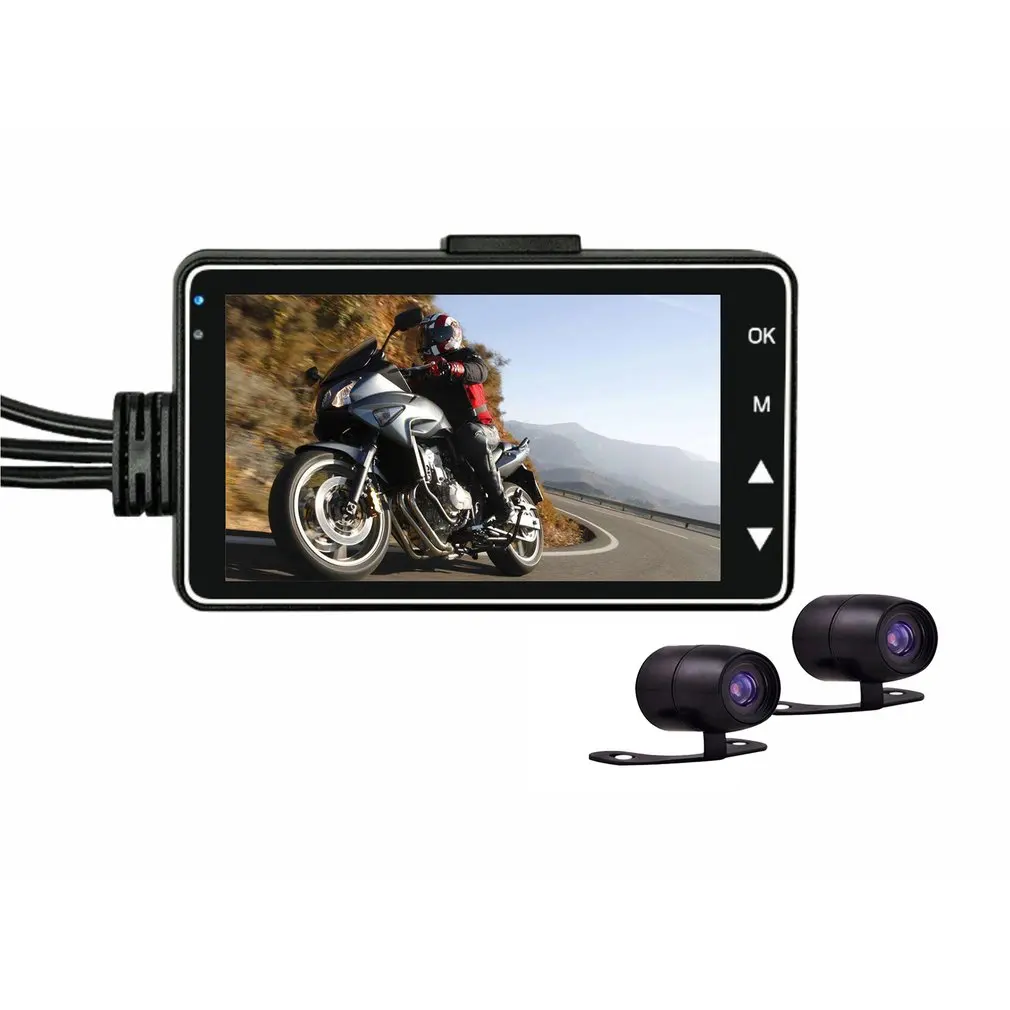 

SE300 Motorcycle DVR Front+Rear Dash Camera Motorcycle Dash Cam Video Recorder Front Rear View Waterproof Motorcycle Camera