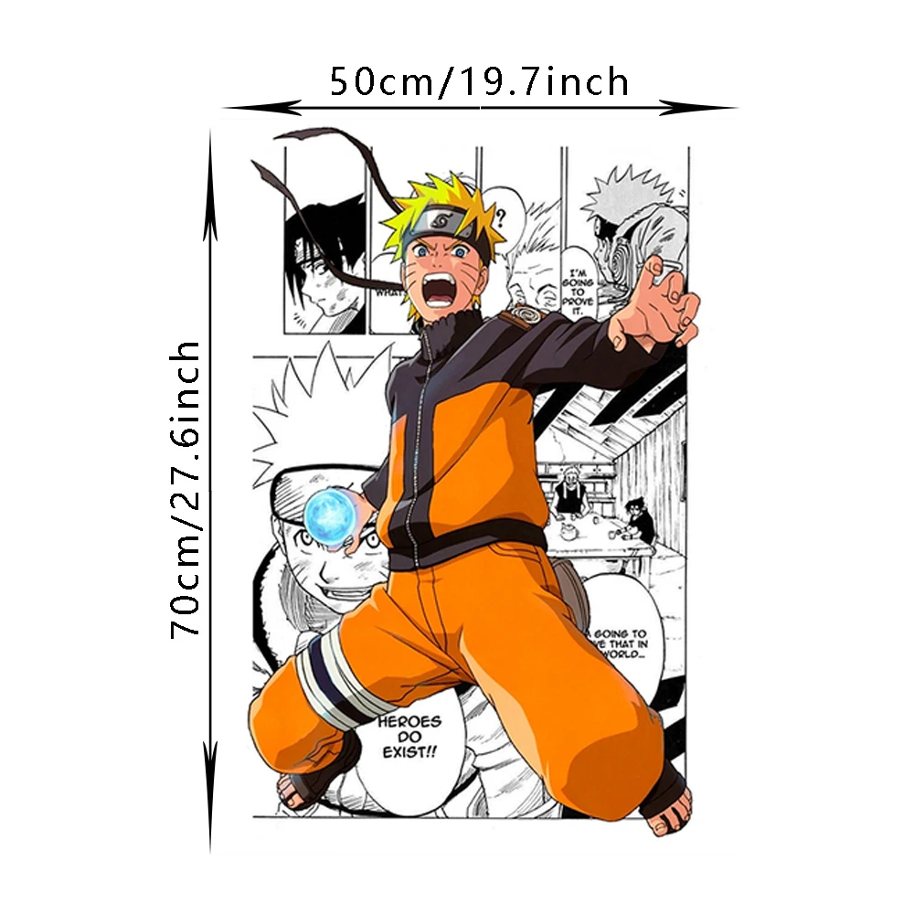 Картина на холсте с рисунком из искусственного аниме Наруто Итати |