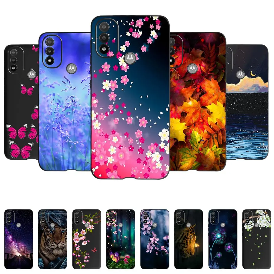 

Силиконовый чехол для Motorola Moto E20, Стильный чехол для телефона с милым рисунком для MOTO E20 E 20 4G, черный чехол из ТПУ для MotoE20 XT2155