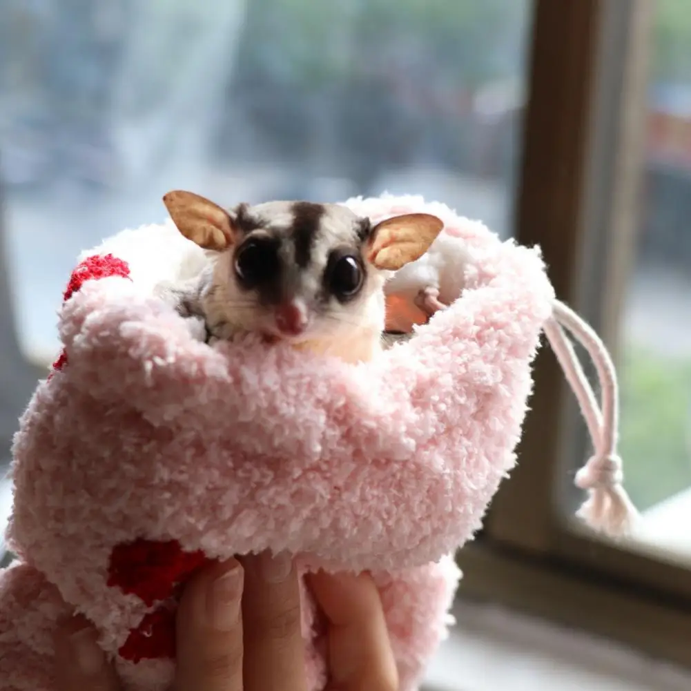 Спальный мешок для домашних животных уютная кровать хомяка с регулируемым