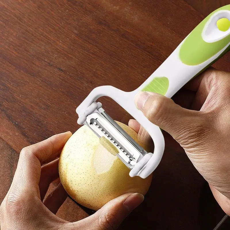 

Potato Peeler Vegetable Cutter Stainless Steel Multi-function Slicer Grater Peeler Cutter Potato Carrot Home Kitchen Accessories