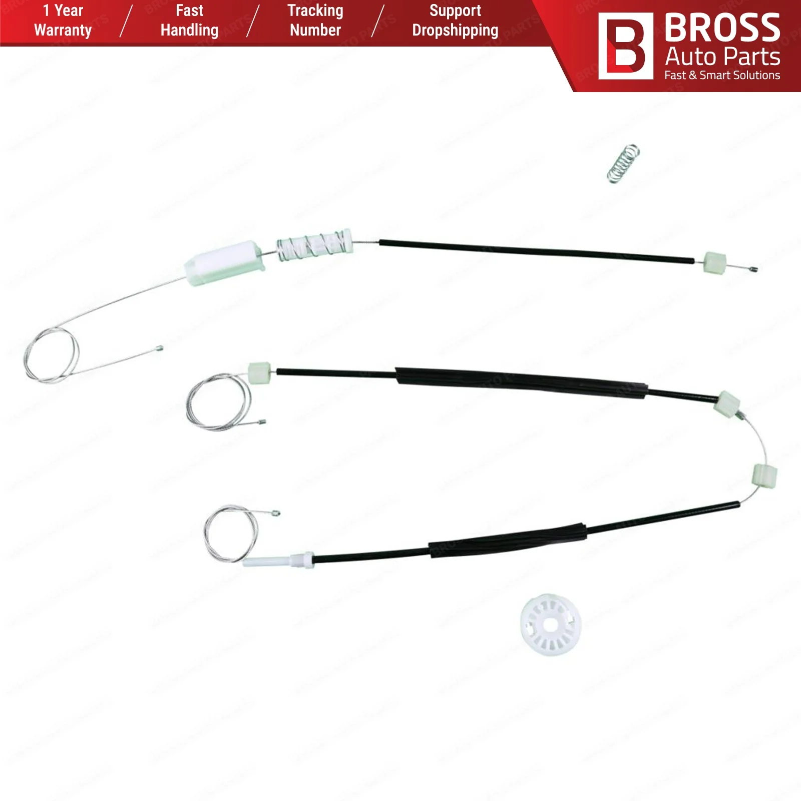 Автозапчасти Bross BWR959 регулятор электростеклоподъемника Ремонтный комплект