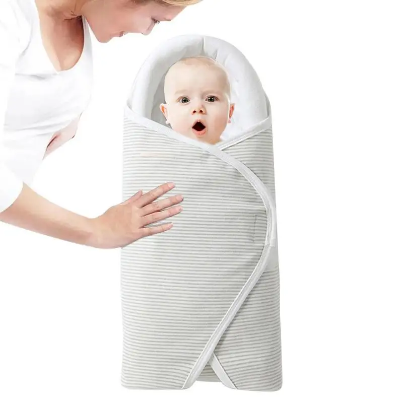 

Newborn Wrap Swaddle Swaddles For Newborns Nursery Blanket With U-shaped Protection Cotton Soft Newborn Receiving Blankets For