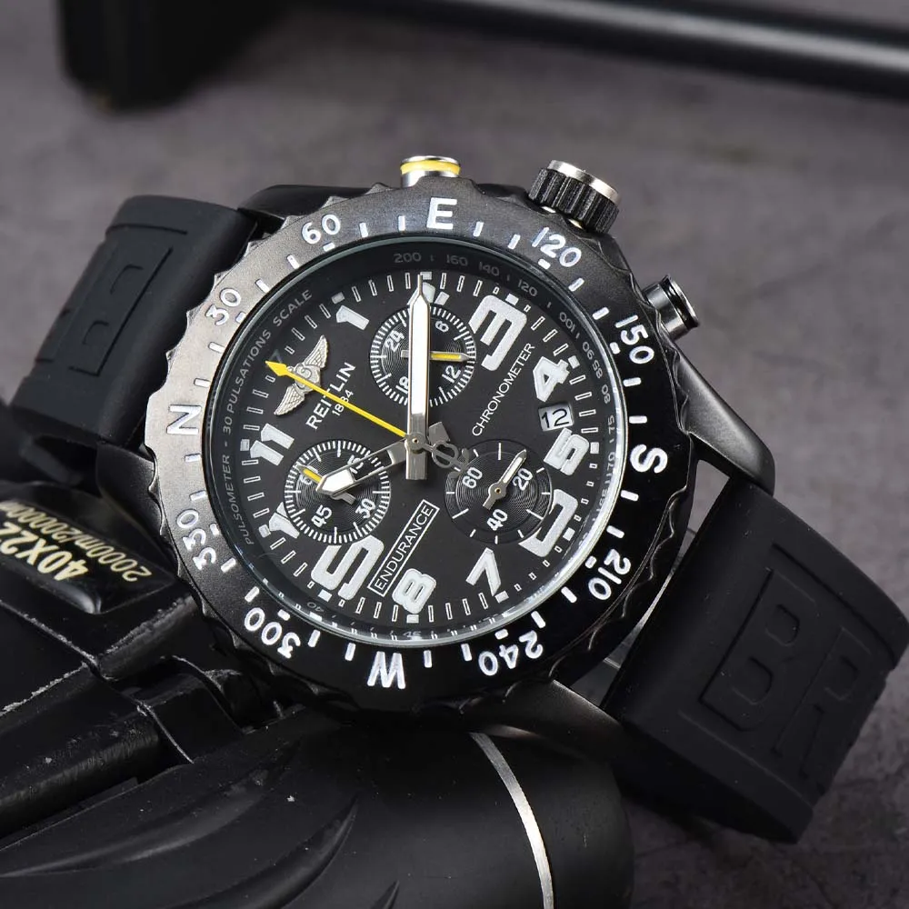 

Hot Breitling Watches For Mens Luxury Endurance Sport Automatic Date Wristwatch Business Quartz Movement Chronograph AAA Clocks