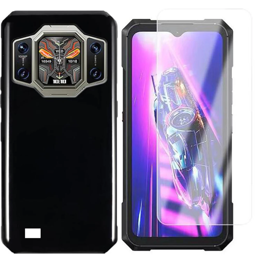 Стекло 3 в 1 + силиконовый чехол для CUBOT KINGKONG X 6 58 дюйма Чехол защита экрана из