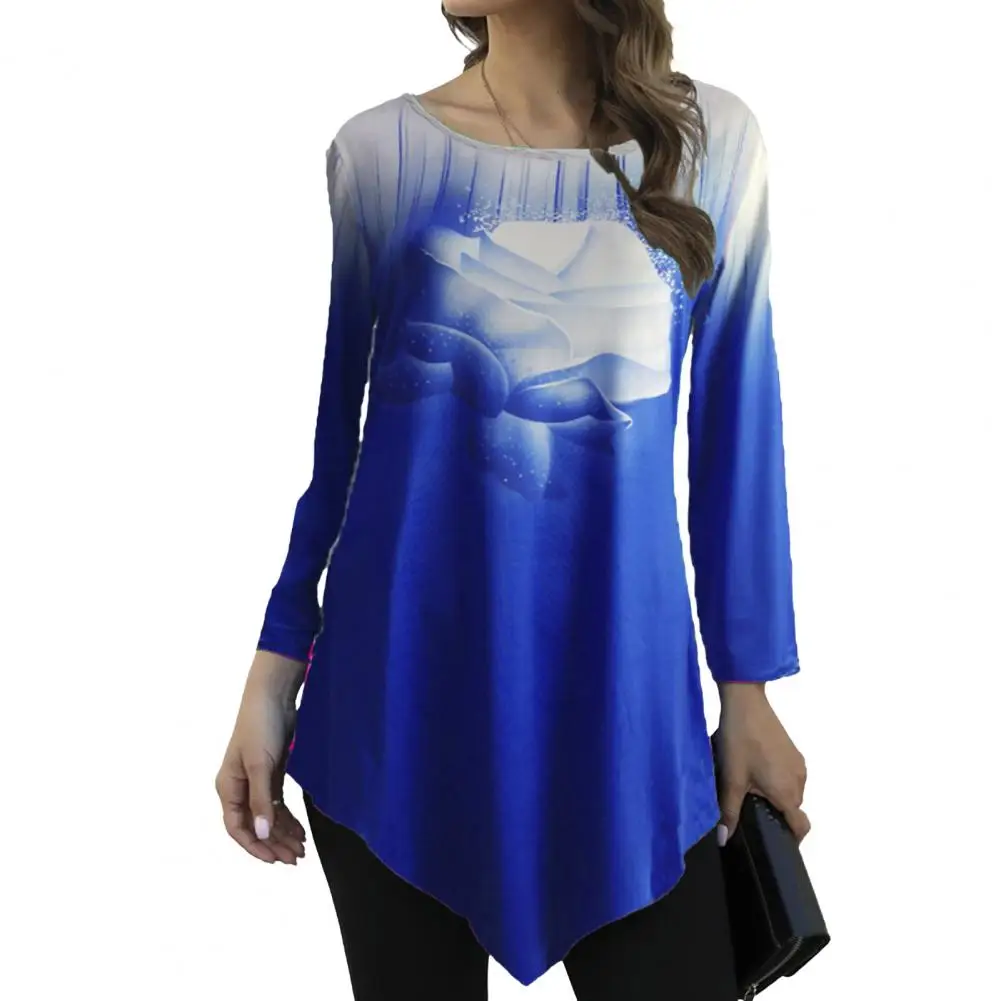 

Terrific Women Shirts Top Eye-catching Casual Blouse Colorfast Spring Blouse