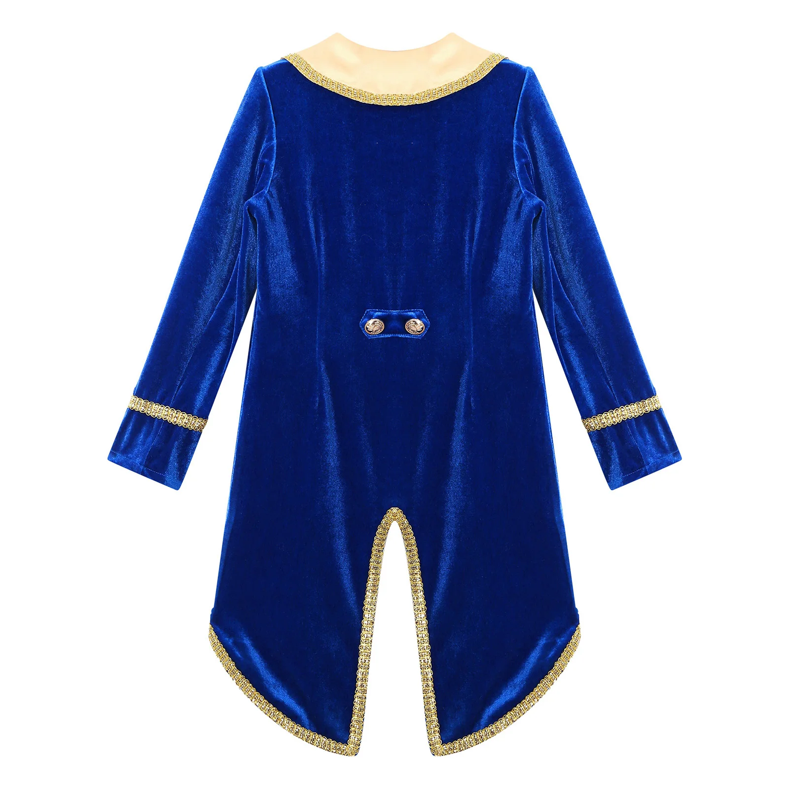 Детский винтажный смокинг королевского двора принца пальто с длинными рукавами