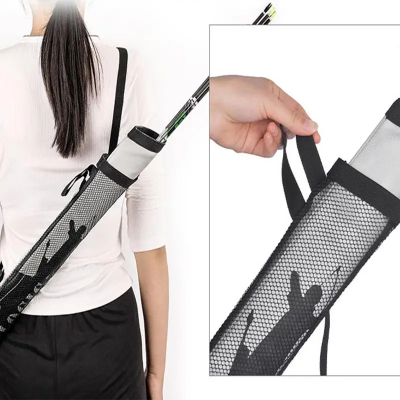 

Arrows Quiver Arrows Bag Holder Made With Thickened Canvas Portable Back Quiver For Arrows Can Accommodate 15-30 Arrows