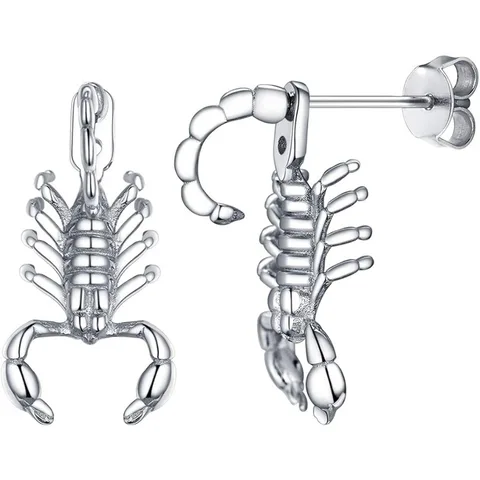 Изящные серьги-гвоздики из стерлингового серебра для женщин-подростков девочек-подростков милые минималистичные серьги-гвоздики с животными