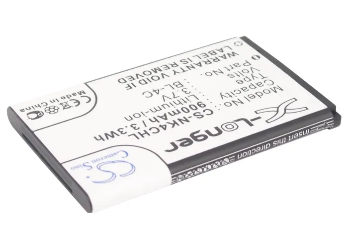 CS 900 мАч/3.33Wh батарея для Nokia 107108 1265 1325 1661 2220 2650 2651 2652 3108 3500 5100 6066 6088