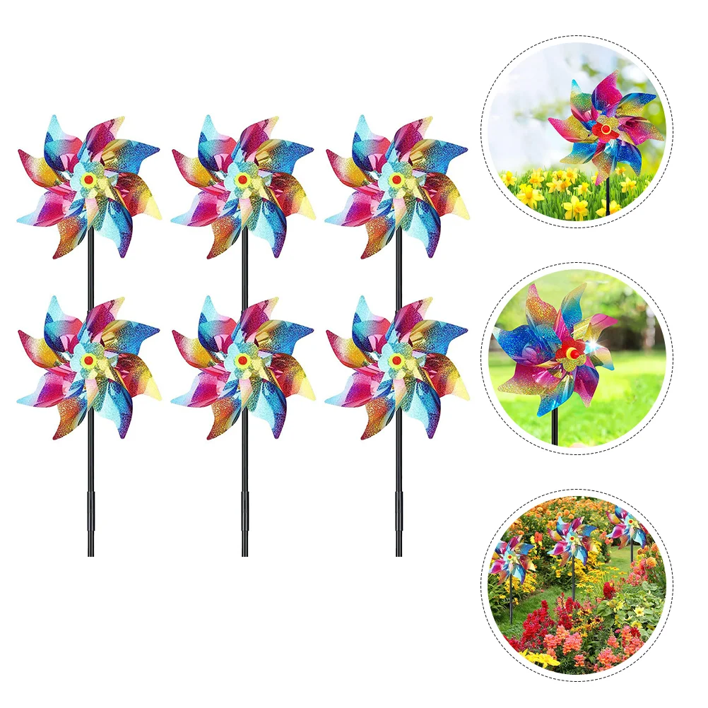 

6 шт., садовые блесны для птиц