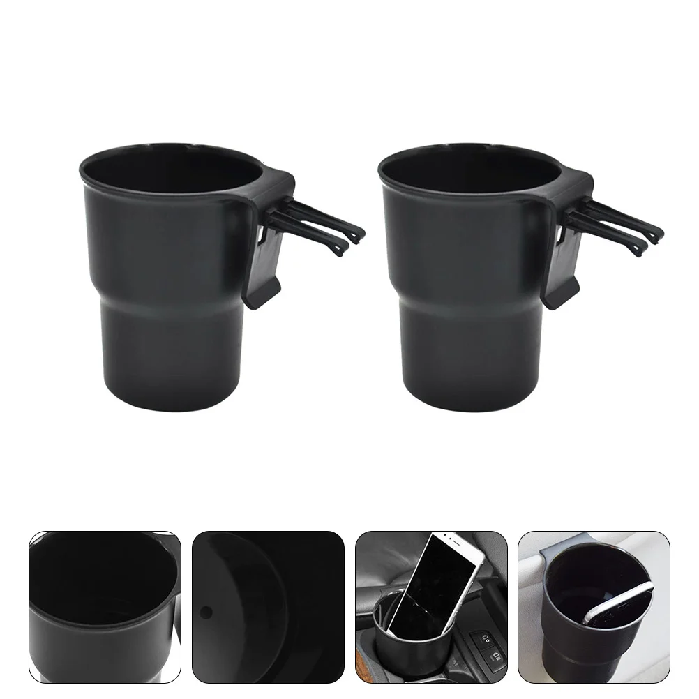 

3Pcs Trash Bin Car Cup Holder Drinks Holder Multi-functional Box for Car Trip