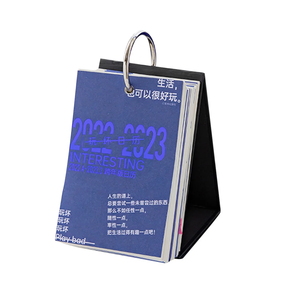 

Calendar Desk Daily Planner Schedule Office Table Timeplanning Easel Organizer Standing Desktop Pad Yearly Wall English Annual