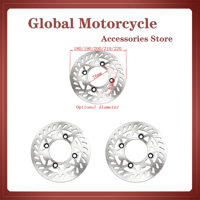 

Motorcycle KAYO BSE 110cc 125cc 140cc 160cc Pocket Buggy front/rear disc brake discs 180 to 220MM