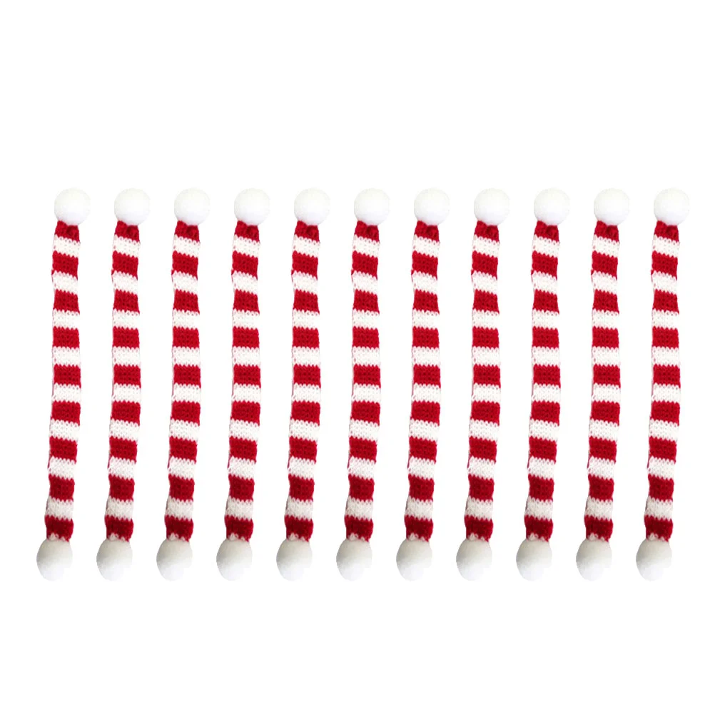 

Xmas Party Ornament Christmas Bottle Scarf Bottle Cover Christmas Scarf for Bottle Bottle Neckerchief