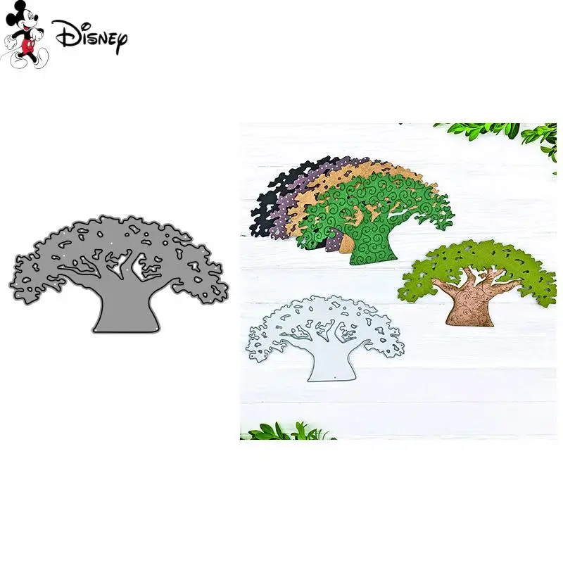 

Disney World Dies Animal Kingdom Tree Cutting Dies Punch Diecut for DIY Scrapbooking Embossing Cards Crafts Making New 2022