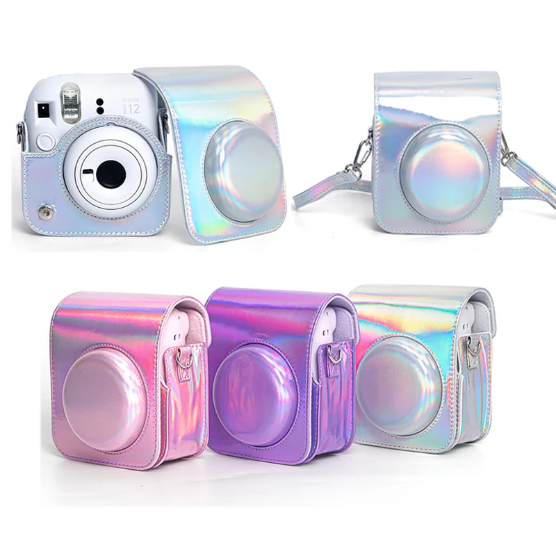 

For Fujifilm Instax Mini 11 9 8 Symphony Camera Case PU Protective Case Carry Bag Cover with Shoulder Strap Digital Storage Bag