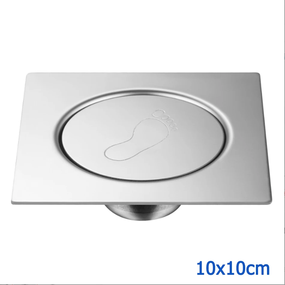 

Выдвижная напольная решетка из нержавеющей стали для ванной и душа, решетка для отходов туалета, водостойкий кухонный напольный дренаж с защитой от запаха, 10, 12, 15 см