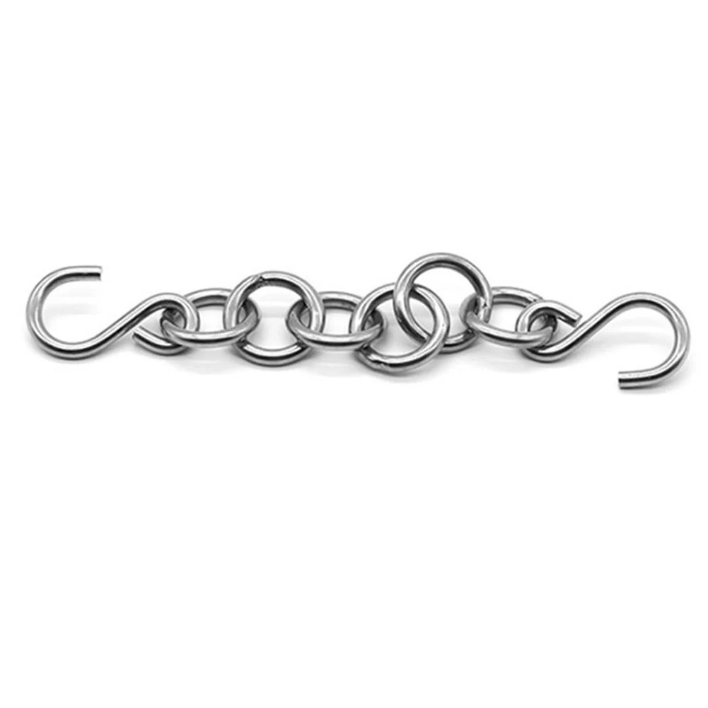 

Practical Seamless Repair Crowbar Hook Chain Easy to Install Durable Stainless Steel Material Universal Fitment