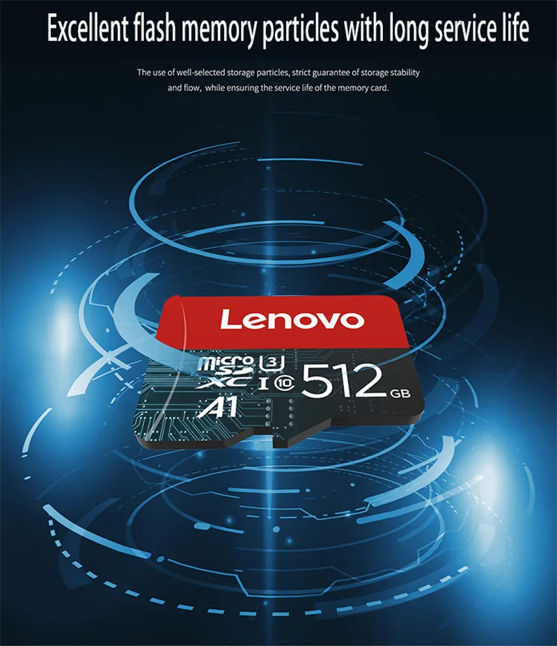 100% оригинальная карта памяти Lenovo 512 ГБ 256 128 64 32 16 8 TF-карта ТБ Micro SD |