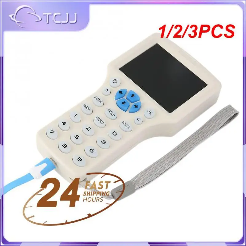 

1/2/3PCS English Frequency RFID Copier Duplicator 125KHz Key fob NFC Reader Writer 13.56MHz Encrypted Programmer USB UID Copy