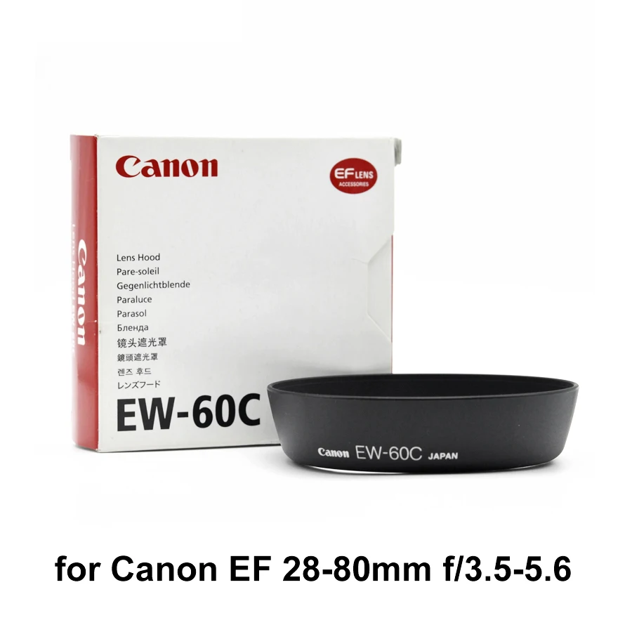 

New Original Lens Hood EW-60C EW 60C for Canon 550D 600D 700D 18-55 28-80 28-90 58mm Camera Accessories