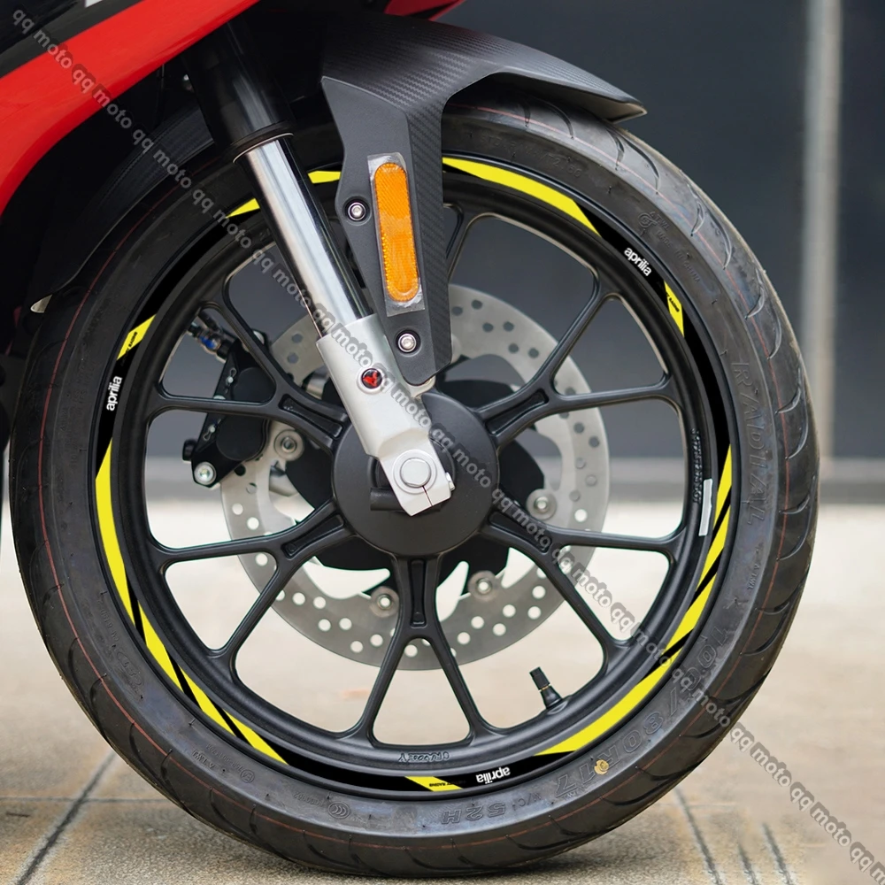Наклейка на колесо для мотоцикла Aprilia V4 TUONO 1100 RSV4 RS150/250/660 GPR APR Shiver 750 900 17 дюймов