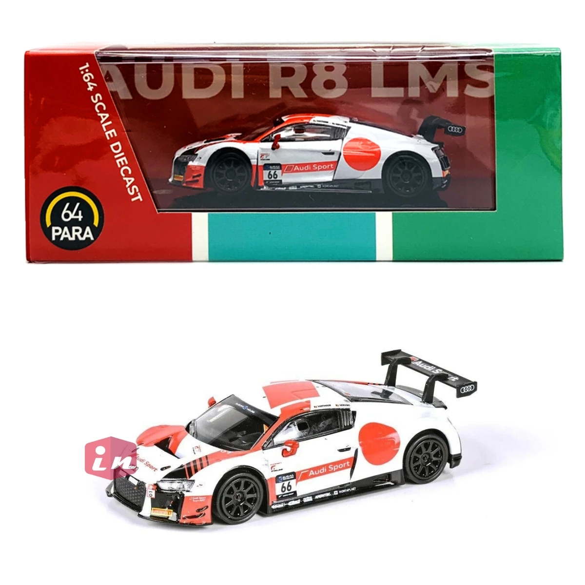 

1/64 Paragon Para64 2015 R8 LMS #66 - 2018 10hr Suzuka WRT DieCast Model Car Collection Limited Edition Hobby Toy Car