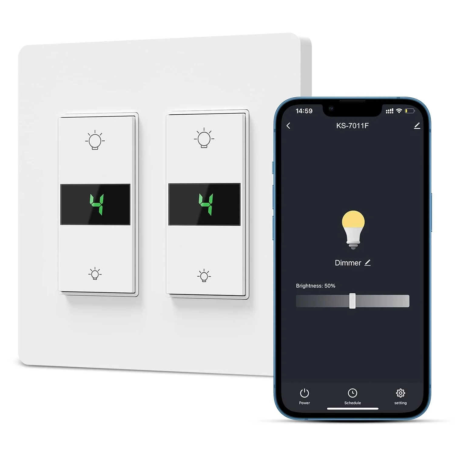 Tuya Wi-Fi Smart Dimmer 3-позиционный сенсорный переключатель Стандартный настенный выключатель света Smart Life Голосовое управление через приложение для Google Alexa Home