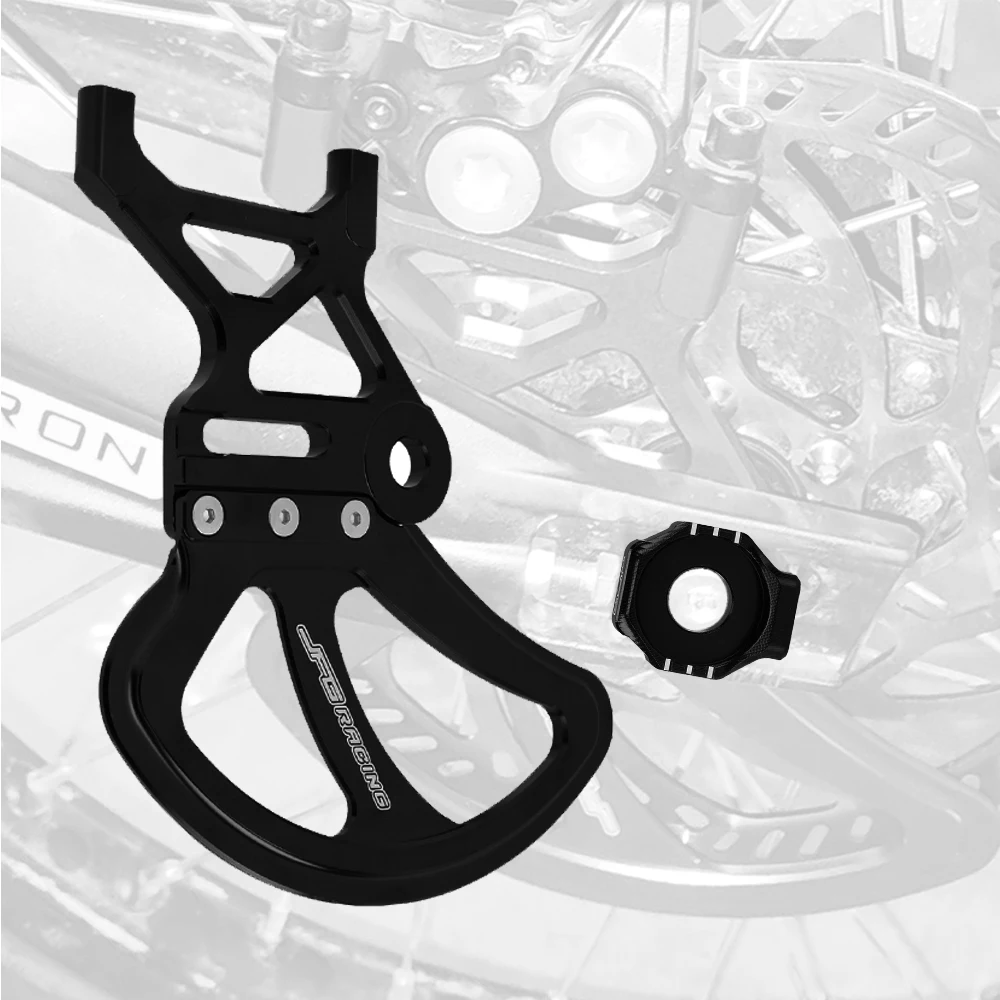 Motorcycle CNC Rear Brake Disc Rotor Guards Protector Chain Adjuster Axle Block For Sur-Ron Light bee S X For Segway X160 X260