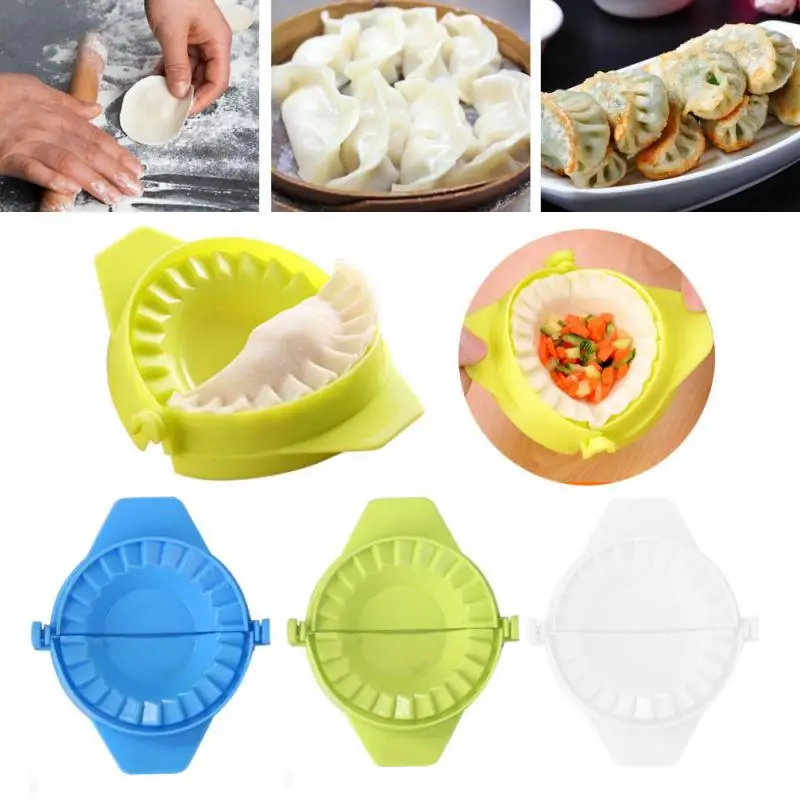 DIY Plastic Dumpling Mold Dough Press Gadgets For Cooking Dumplings Easily Gadget Tools Set Kitchen Gadgets Easy Kitchen Tools