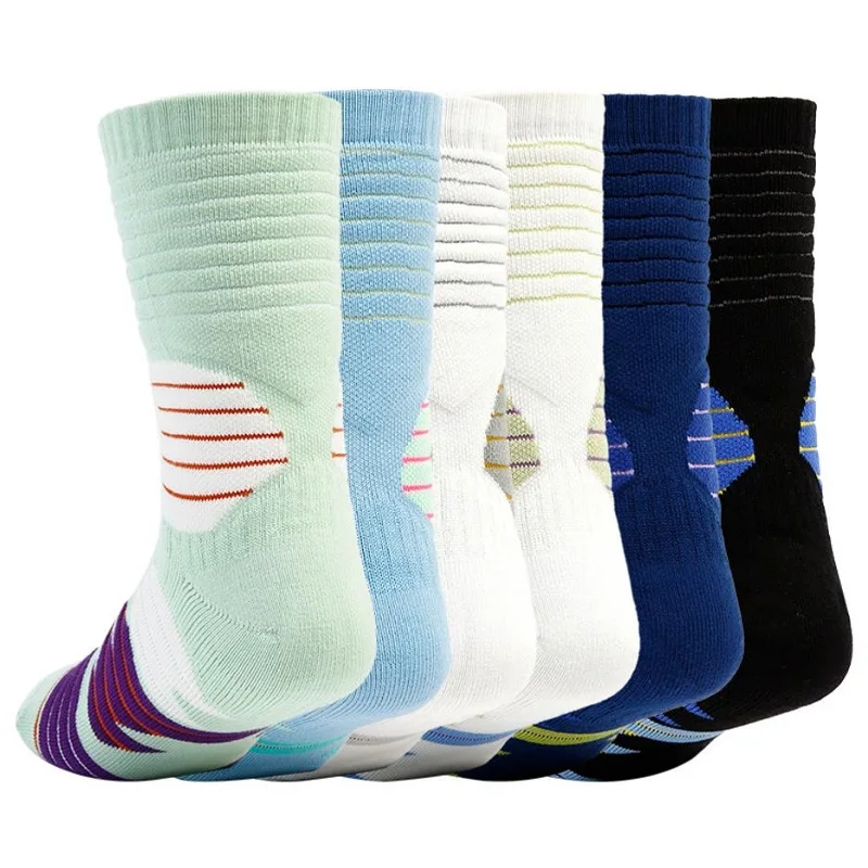 Professional Basketball Sock Outdoor Sport Cycling Stretch Fabric Breathable Towel Bottom Socks Sweat-absorbent Compression Sock