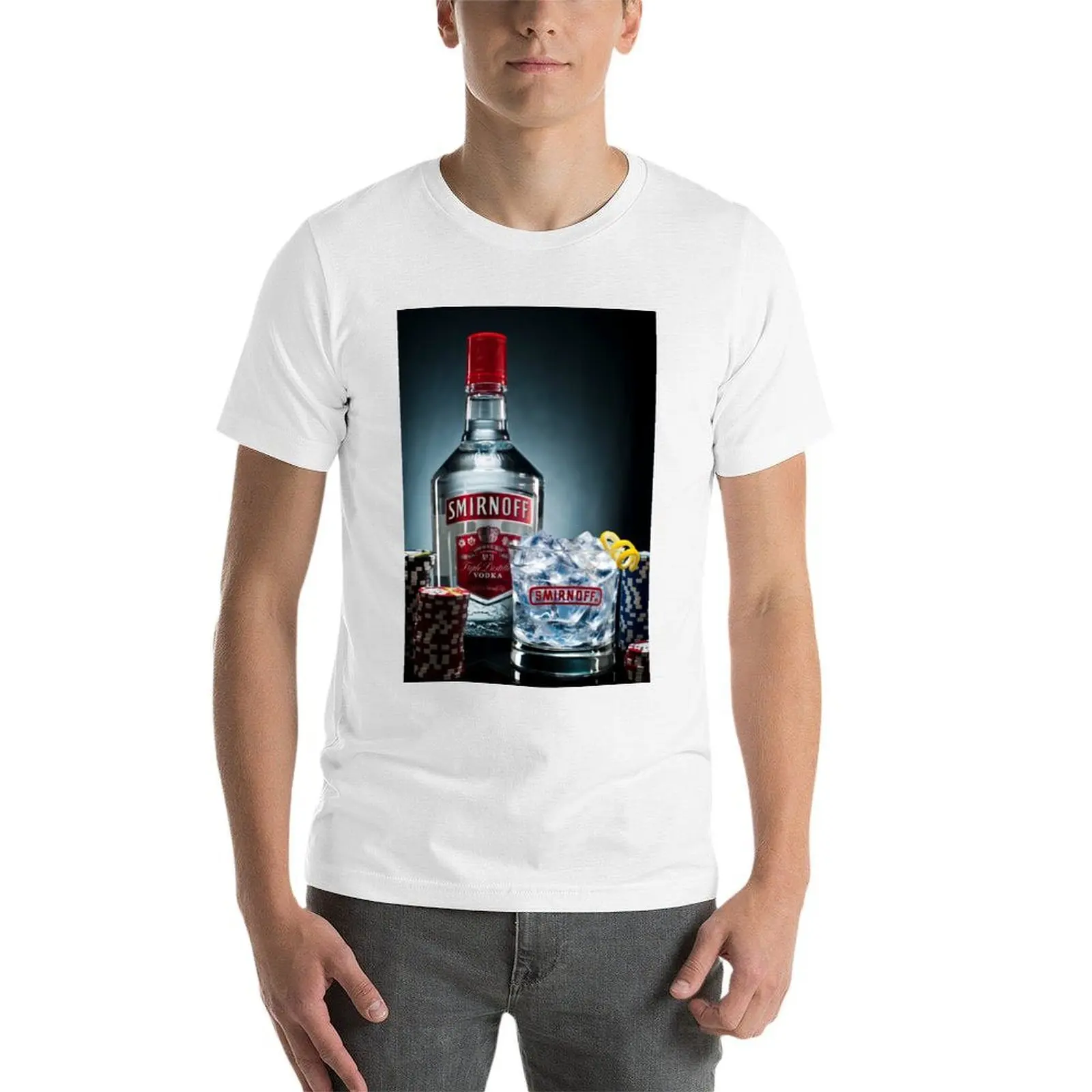 Фото Футболка Smirnoff Vodka с круглым вырезом для больших и высоких людей №3