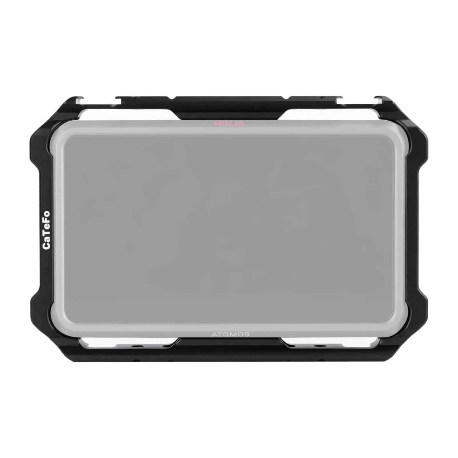 Кейдж CaTeFo для мониторов Atomos Ninja V  Ninja V+  Shinobi  ZATO Connect со встроенной направляющей NATO и креплением Cold Shoe (art.: 3920d995bee87) - 3920d995bee87