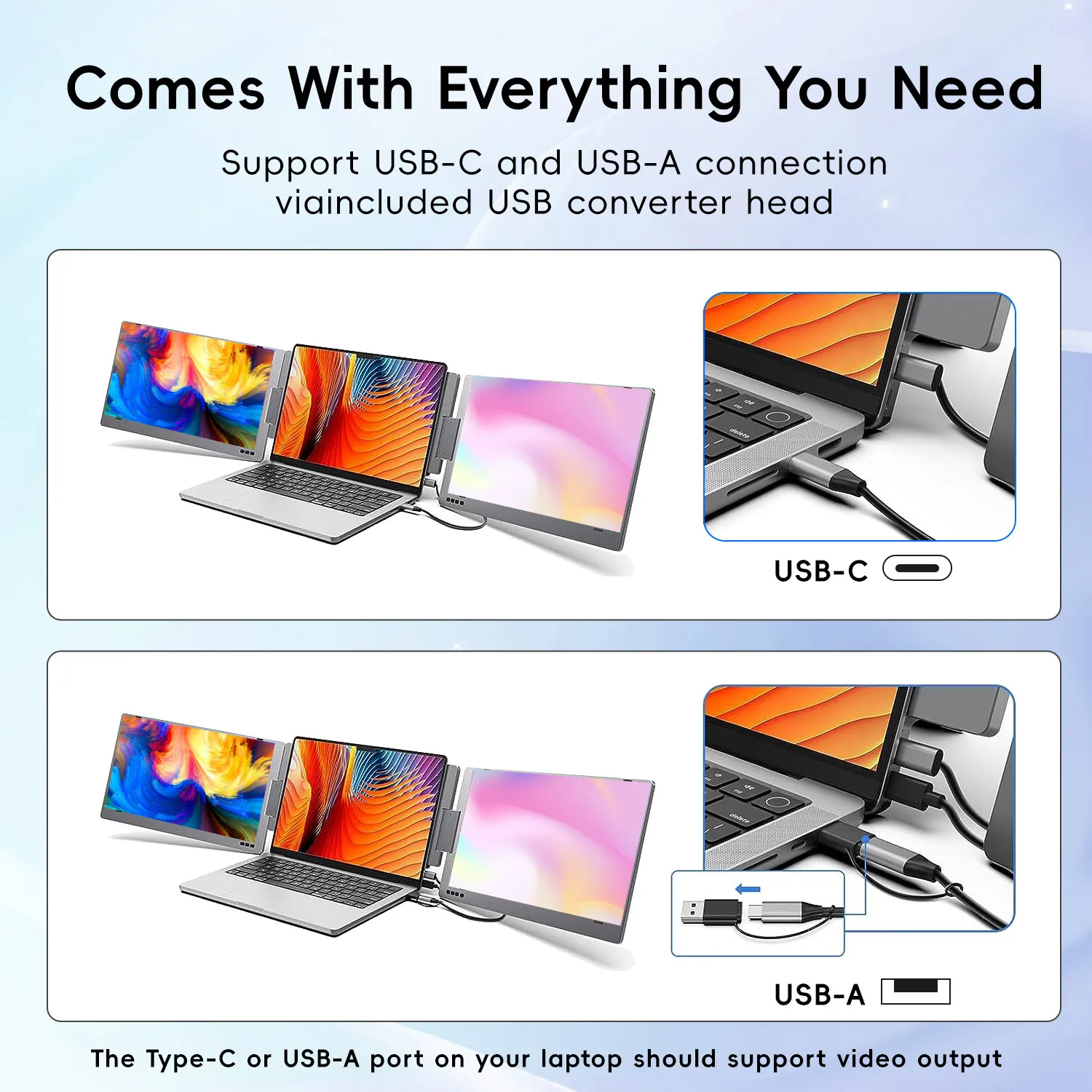 Удлинитель экрана ноутбука 14 дюймов 15 6 дюйма FHD 1080P IPS ультратонкий