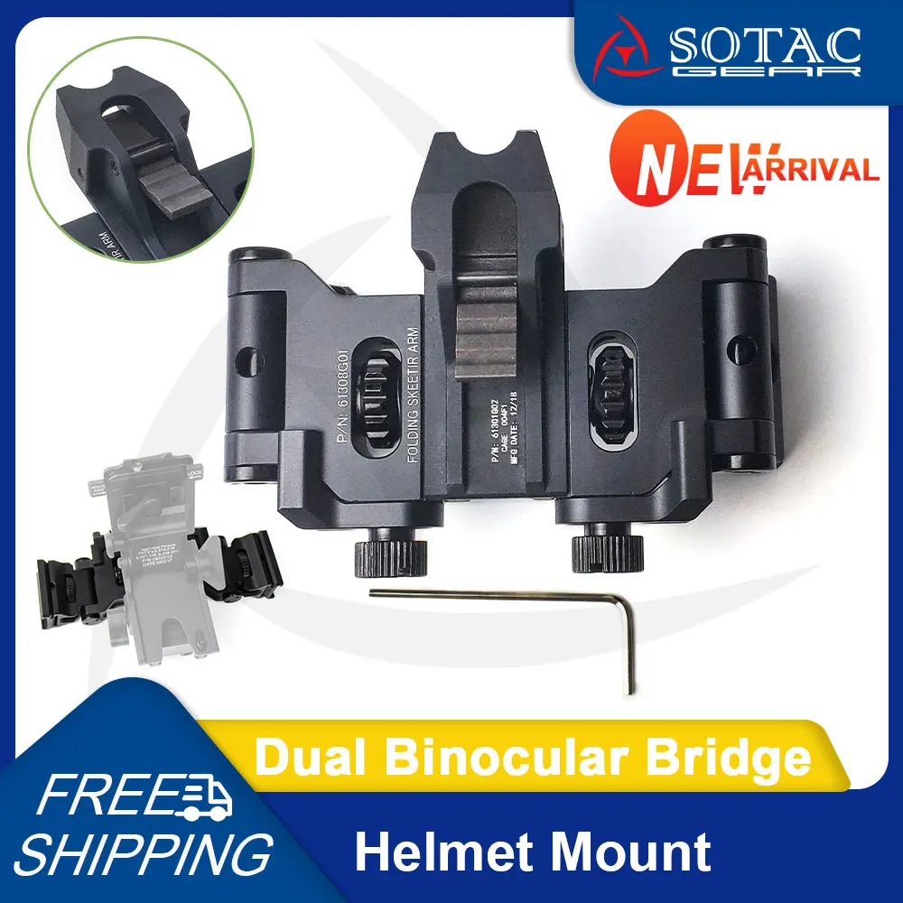 Тактический бинокулярный кронштейн SOTAC металлический мост NVG01 крепление для