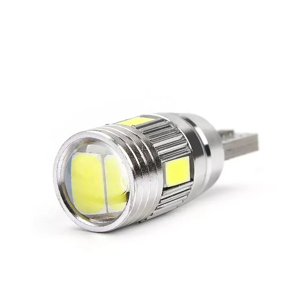 

Car Light Bulb 10 Pcs 5630 6smd W5w Car 12v Led Tail Brake Rear Light Lamp Car Led Light Canbus Wedge Bulb Lamp Hot Hot