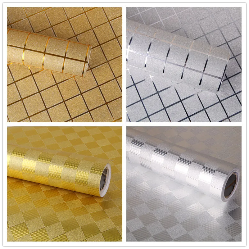 

3D золотая и серебряная мозаика, блестящая золотая самоклеящаяся настенная бумага, фоновая пленка и телевизор, самоклеящаяся бумага, пленка ...