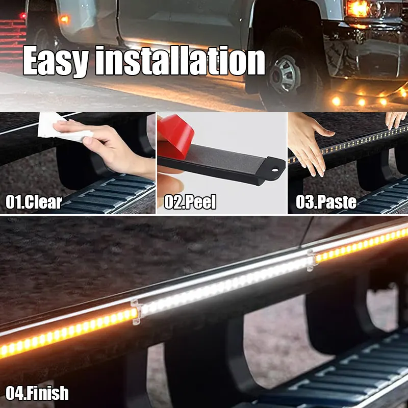 2 шт. 60-дюймовые аварийные стробоскопы для грузовиков полосы автомобильных