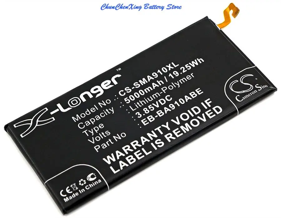 Аккумулятор Cameron Sino емкостью 5000 мАч EB-BA910ABE для Samsung Galaxy A9 Pro 2016 Duos TD-LTE SM-A9100 SM-A910F/DS