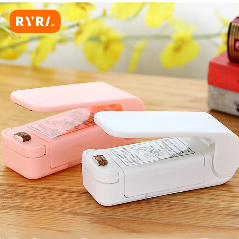 

Мини-машина для запечатывания пластиковая машина для запечатывания закусок, бытовой пластиковый пакет для пищевых продуктов, портативный упаковщик